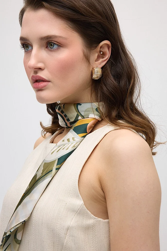Embossed Earrings - Gold Gold