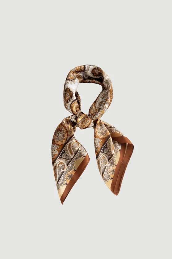 Ethnic Pattern Large Scarf - Mink - Gusto