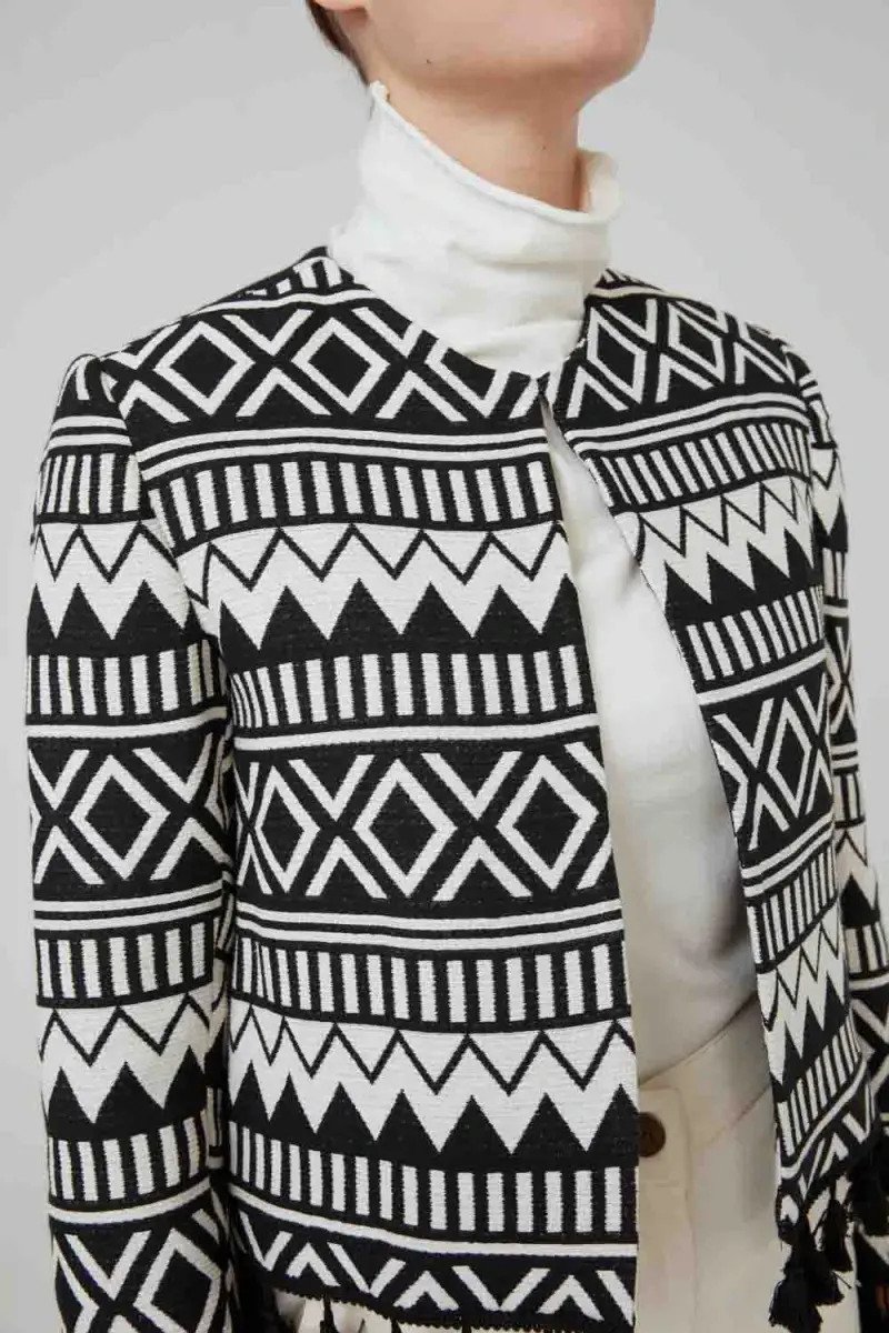 Zara ethnic hot sale jacket