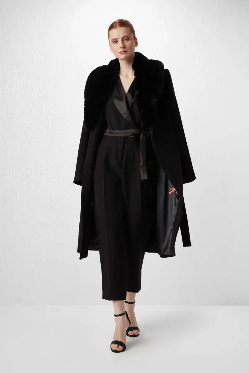 Jumpsuit with hot sale overcoat