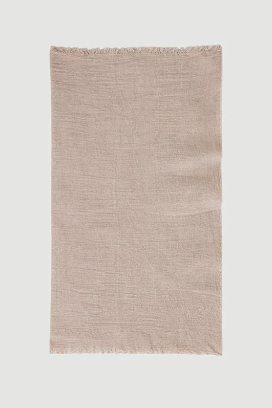 Fringed Shawl - Beige - Gusto