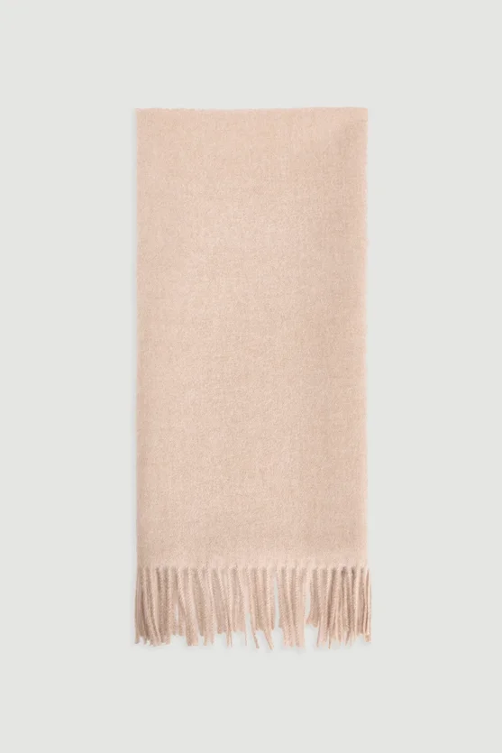 Fringed Shawl Beige - Gusto