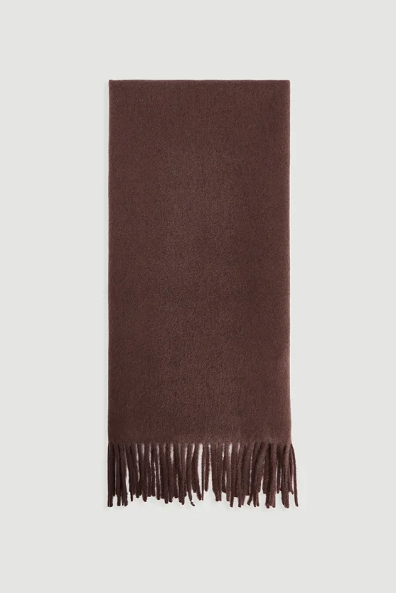 Fringed Shawl Brown - Gusto