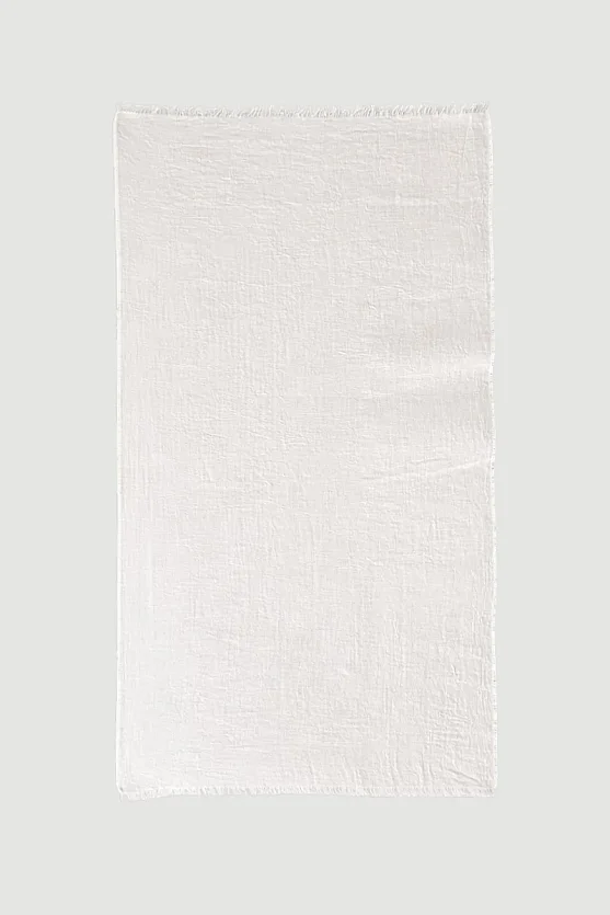 Fringed Shawl - Ecru - Gusto