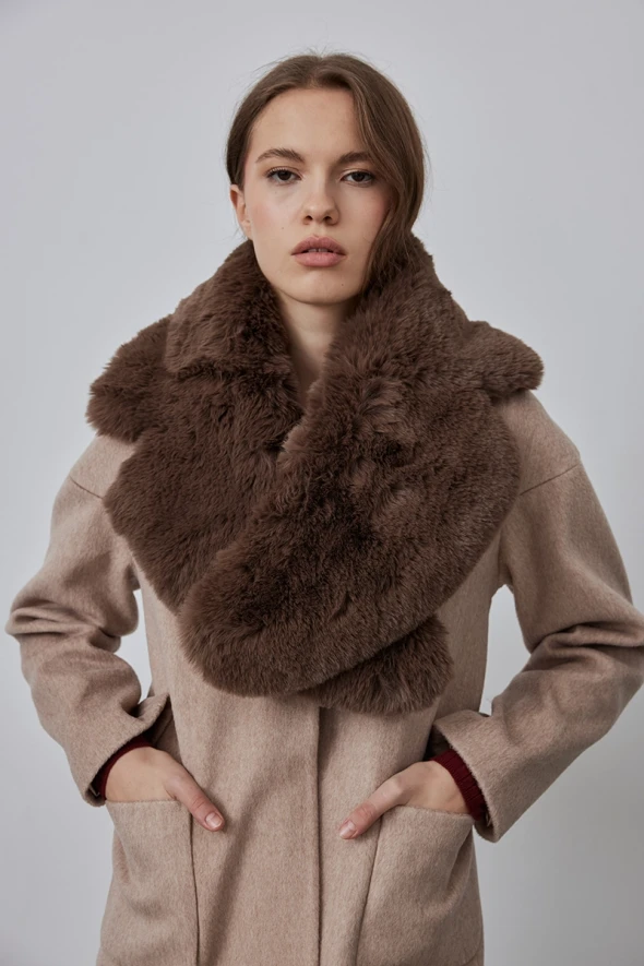 Fur Collar - Brown - 3