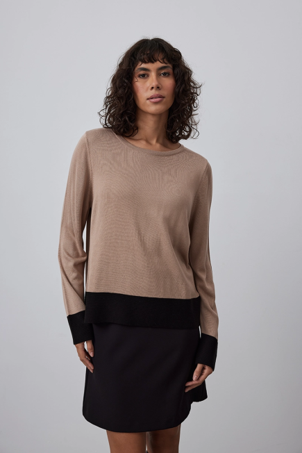 Garnished Knitwear - Beige Beige