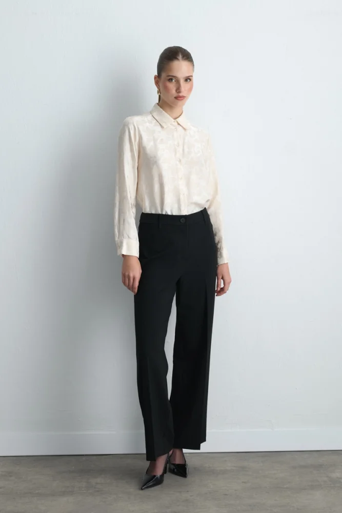 High Waist Palazzo Pants Black