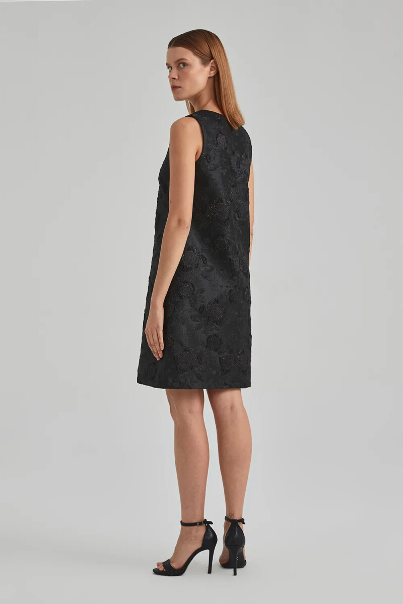 Pinafore Tweed Dress - Black Fall-Winter | Gusto