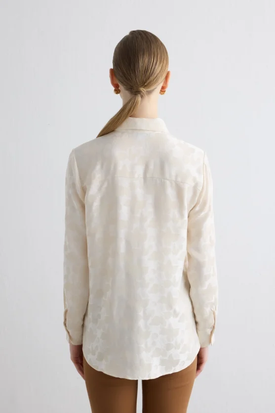 Jacquard Shirt Ecru - 5