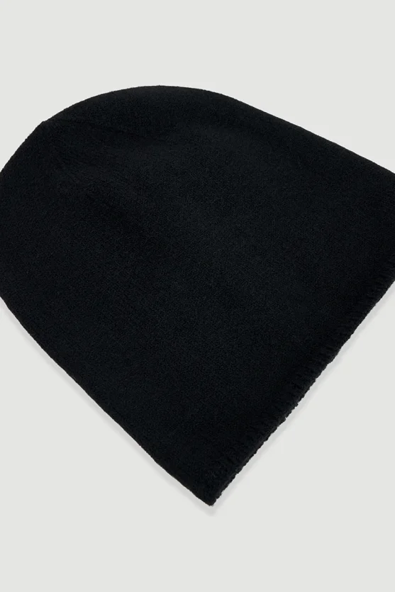 Knit Beanie – Black - 2