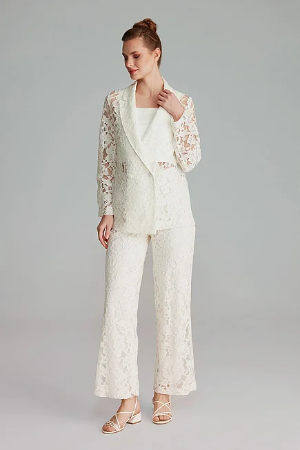 Lace Jacket - Ecru - Gusto