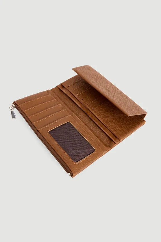 Large Portfolio Wallet Camel - 3