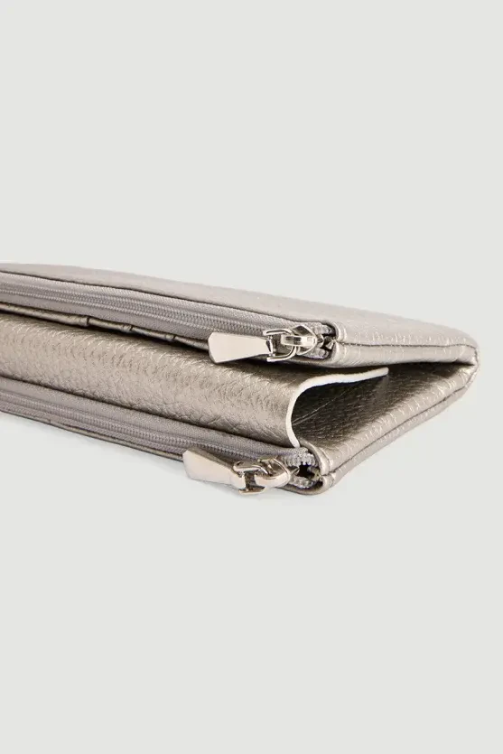 Large Portfolio Wallet - Gray - Gusto