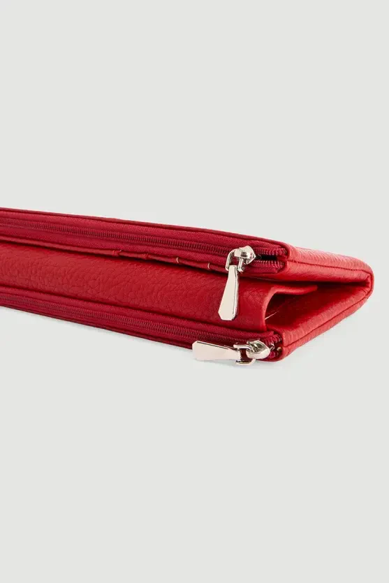 Large Portfolio Wallet - Red - Gusto