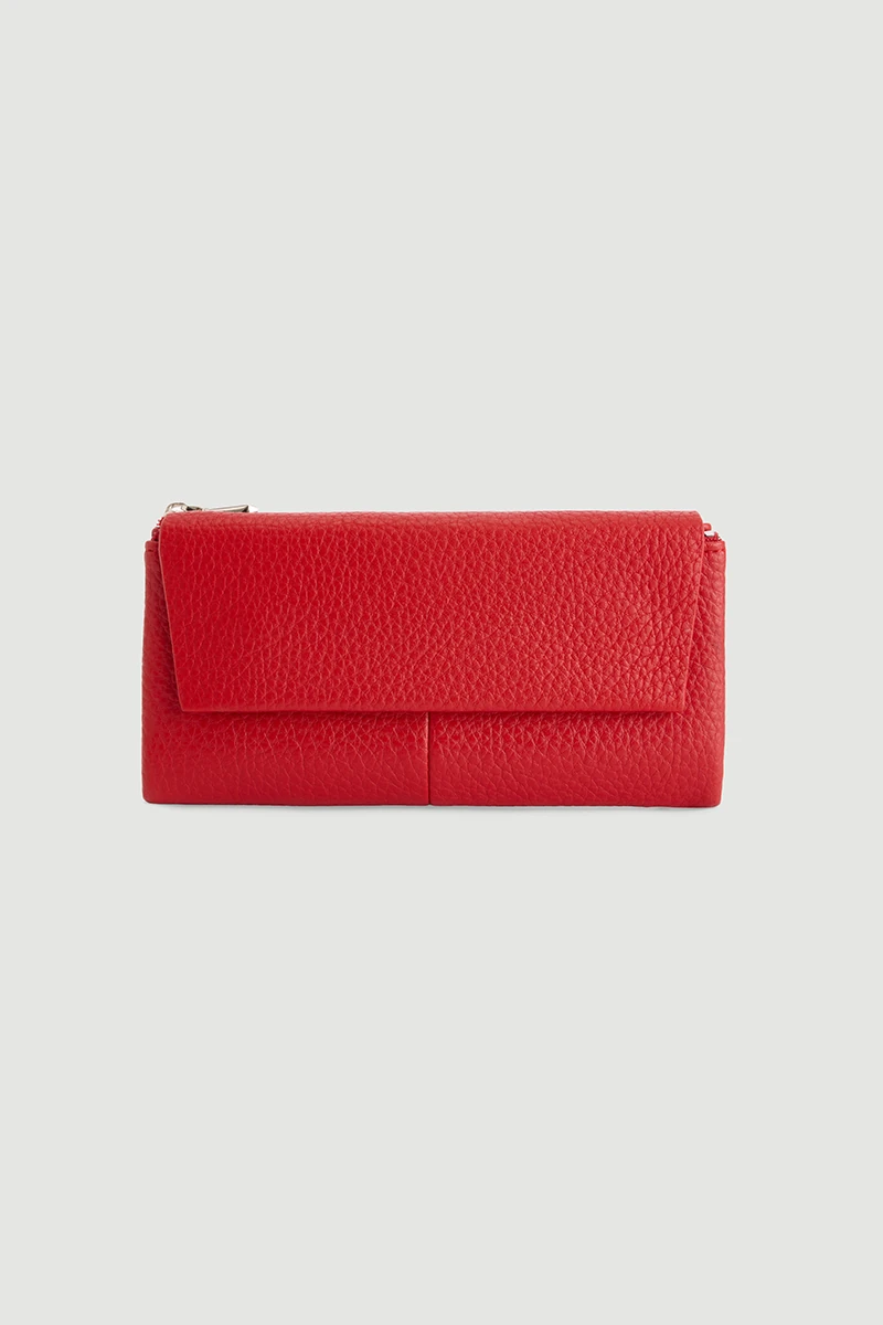 Large Portfolio Wallet - Red - 1
