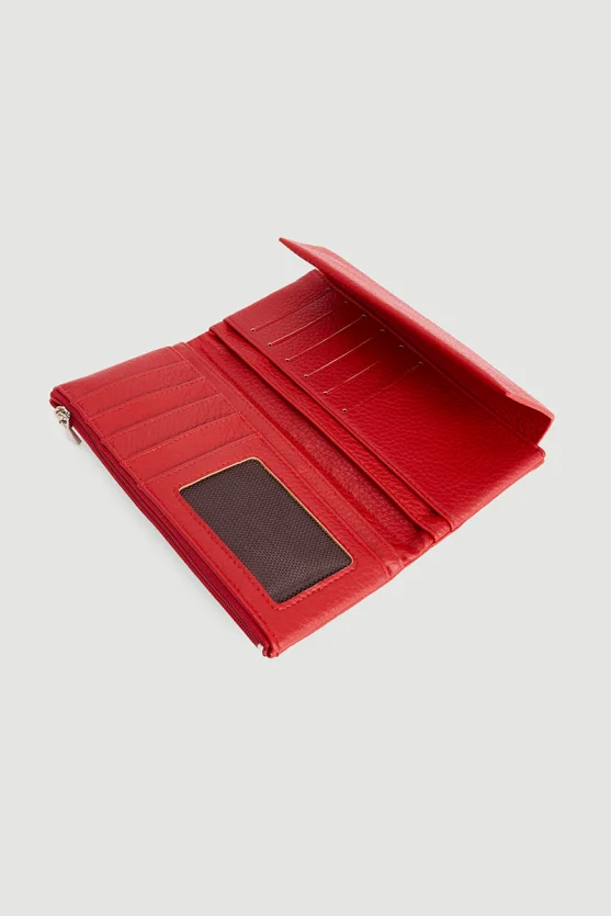 Large Portfolio Wallet Red - 3
