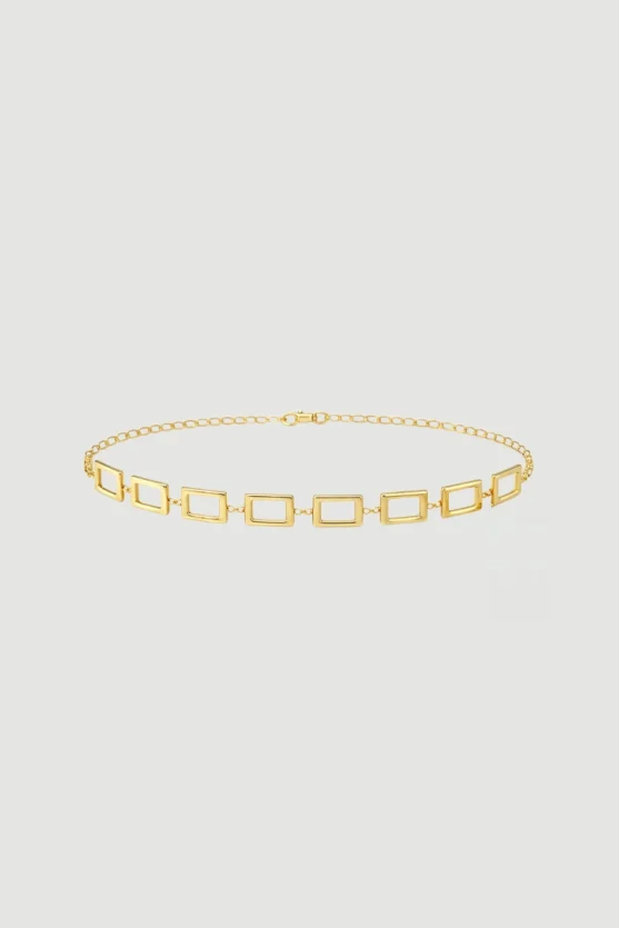 Layered Chain Belt - Gold - 1