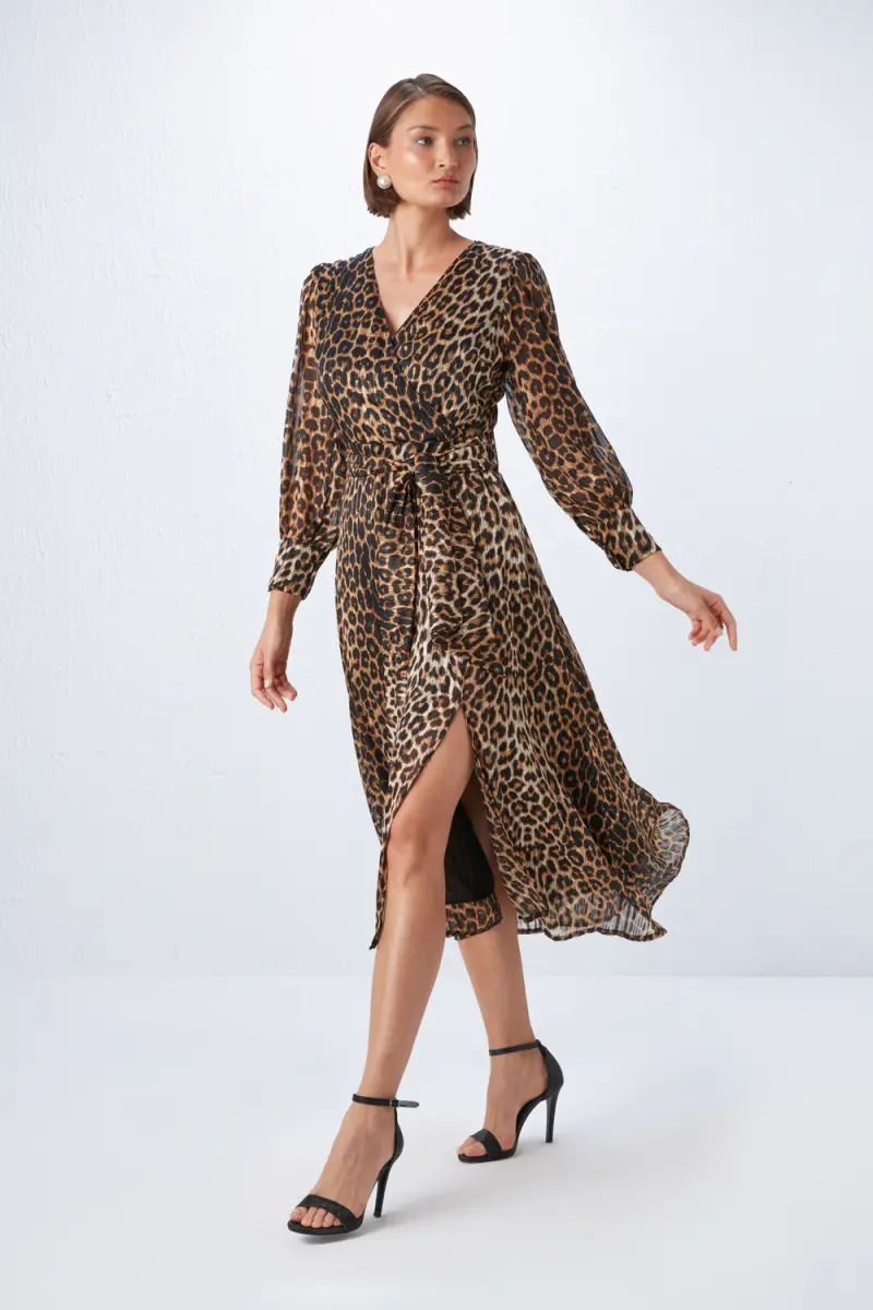 Animal print occasion outlet dress