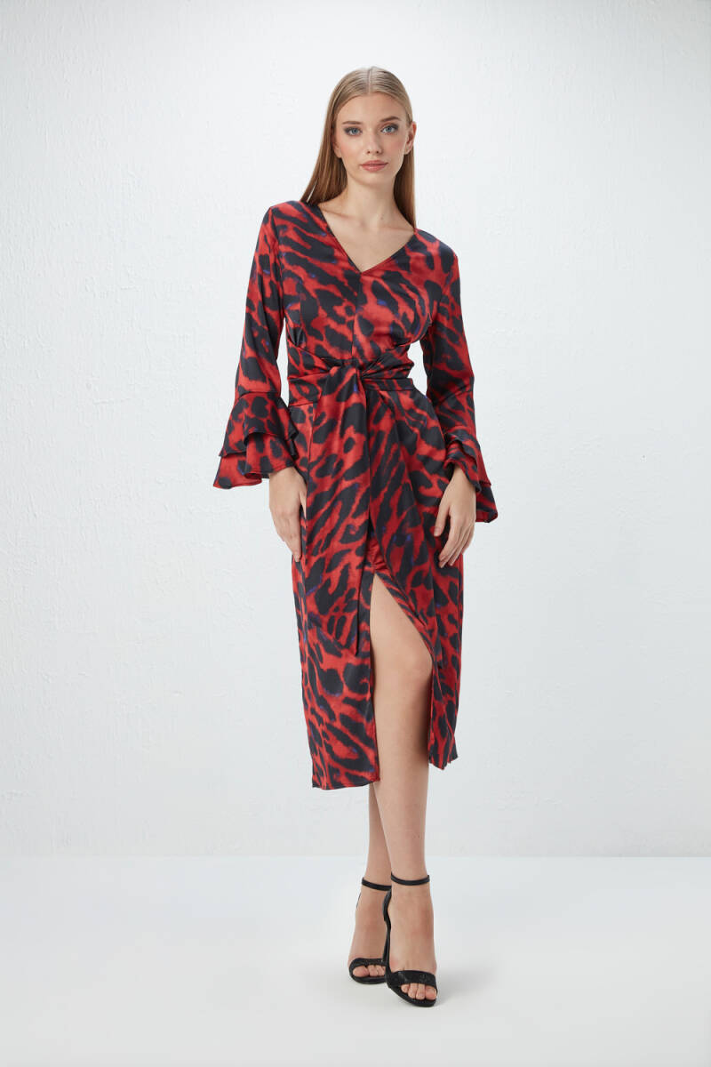 Patterned shop cocktail dress