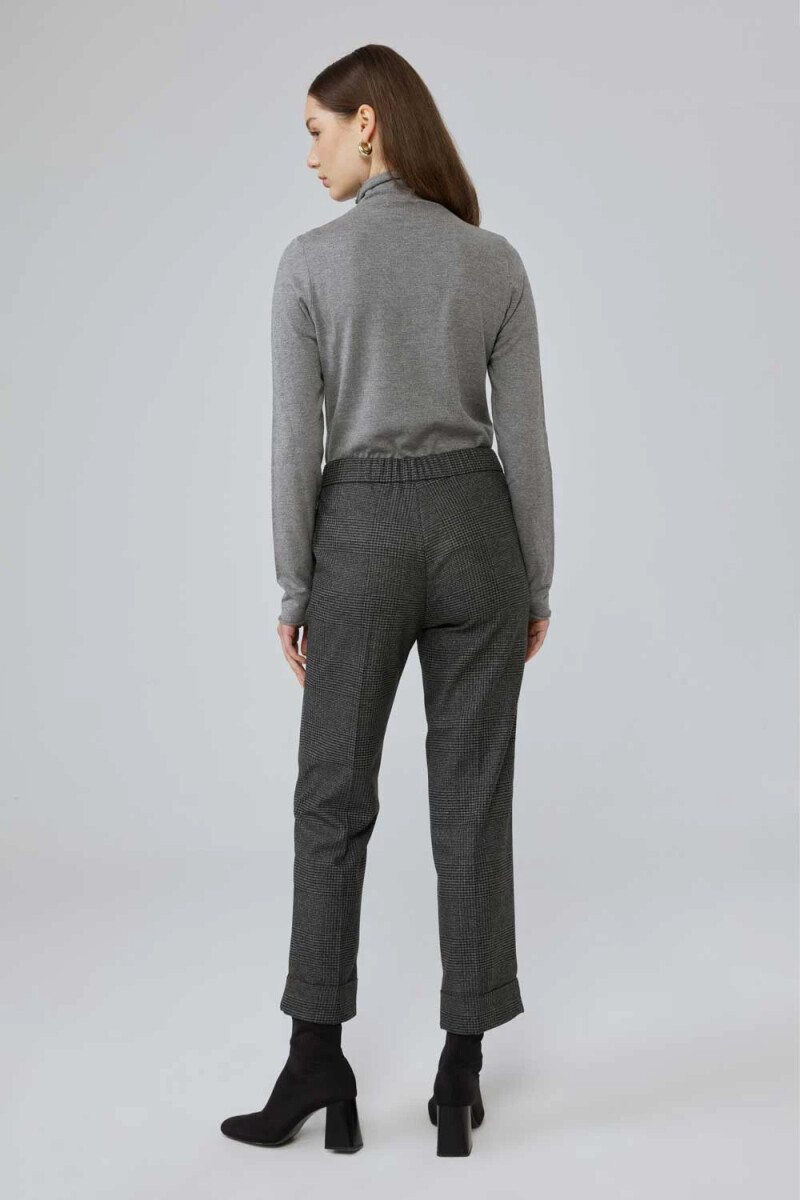 Women Plaid Woolen Pants Autumn Winter Wool Thick Trousers Warm Office Lady  Pant Gray Khaki Plaid M at  Women's Clothing store