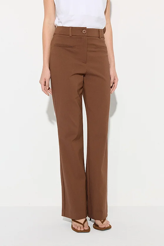 Magic Flare Trousers - Brown - Gusto