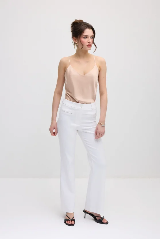 Magic Flare Trousers - White - 11