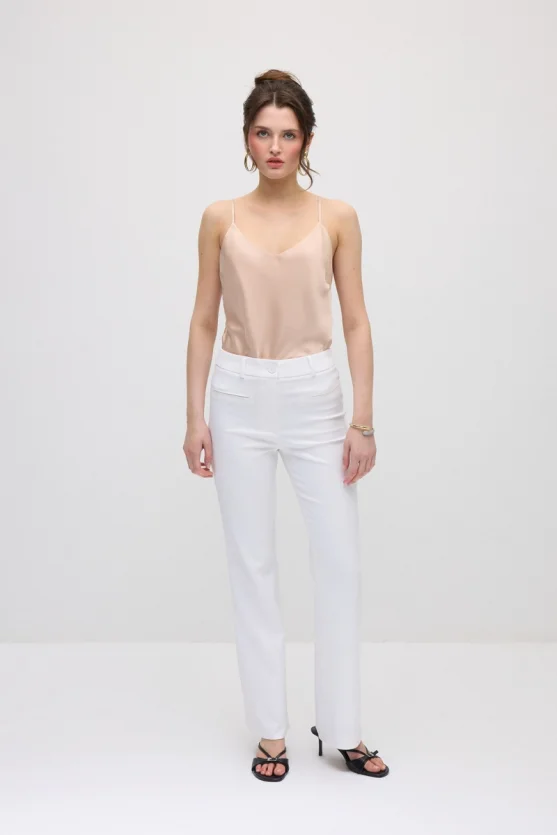 Magic Flare Trousers - White - 12