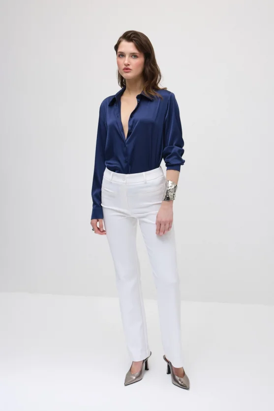 Magic Flare Trousers - White - 4