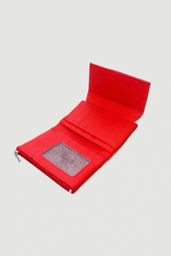 Metal Detail Wallet - Red - Gusto