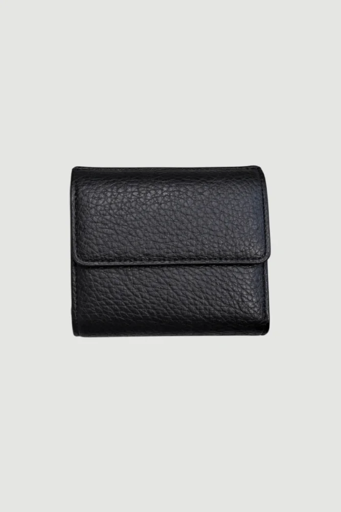 Mini Flip Wallet - Black Black