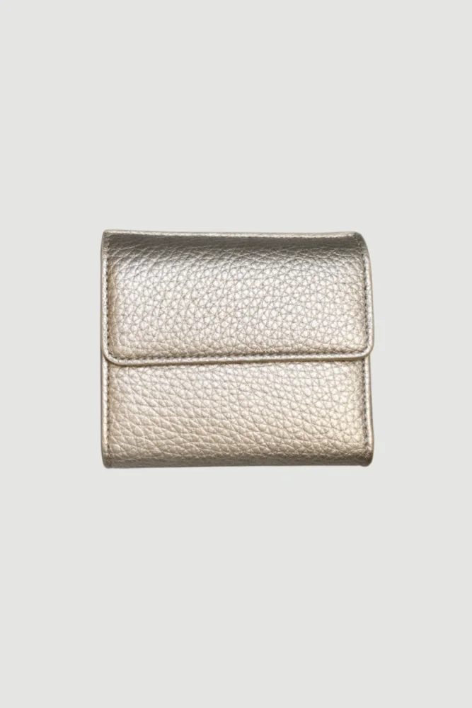 Mini Flip Wallet - Gold