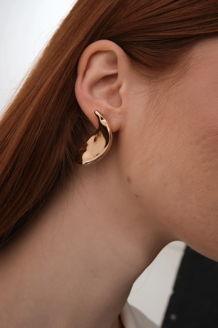 Minimal Earrings - Gold Gold