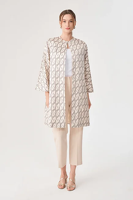 Monogram Kaftan - Grey - Gusto