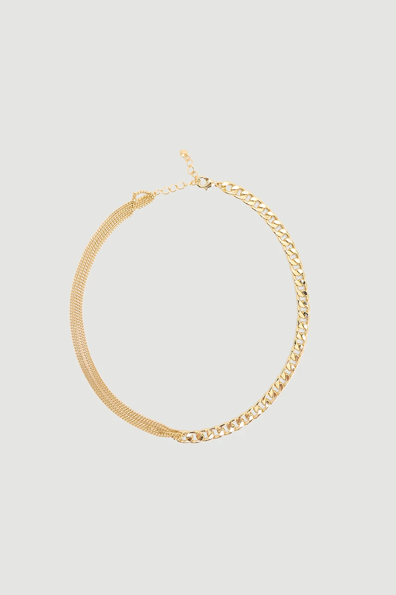 Multi-Chain Necklace - Gold Gold