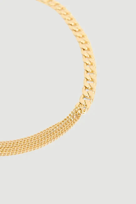 Multi Chain Necklace Gold - Gusto (1)