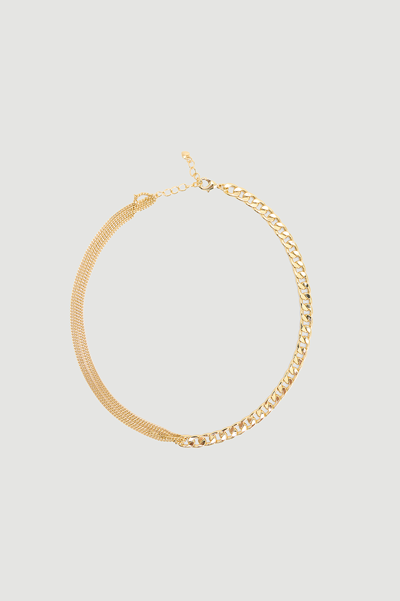 Multi Chain Necklace Gold - Gusto