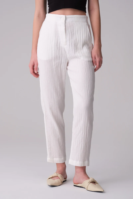 Muslin Pants - White White