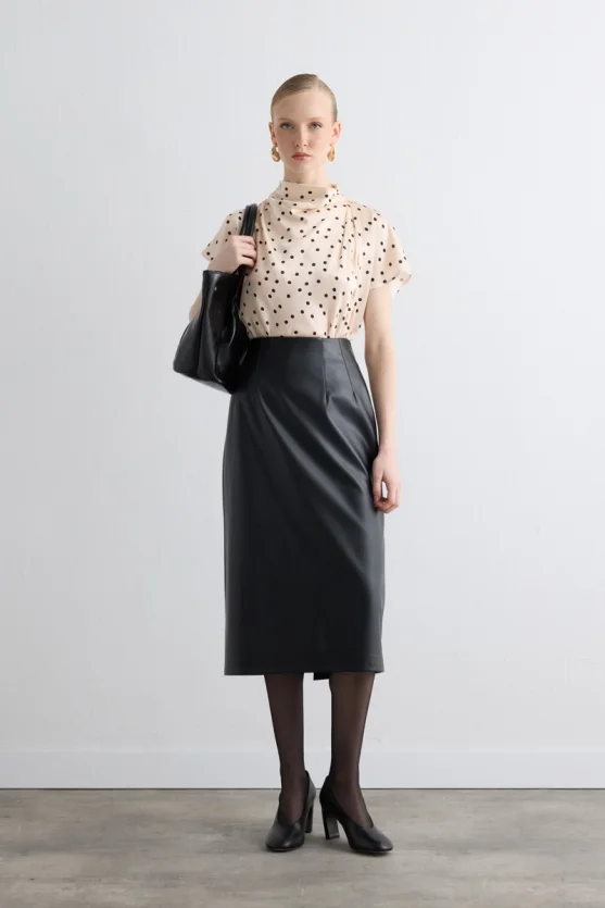 Patent Leather Large Bag Black - 5