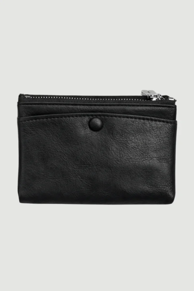 Patent Leather Wallet - Black