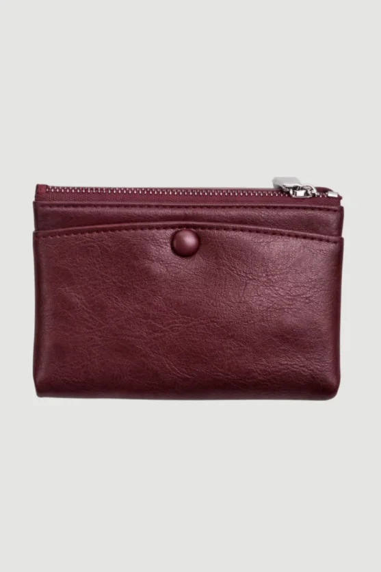 Patent Leather Wallet - Burgundy - Gusto