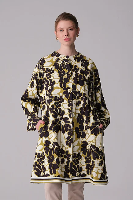Patterned Kaftan - Green Green