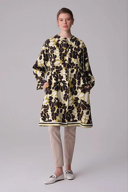 Patterned Kaftan - Green - 2
