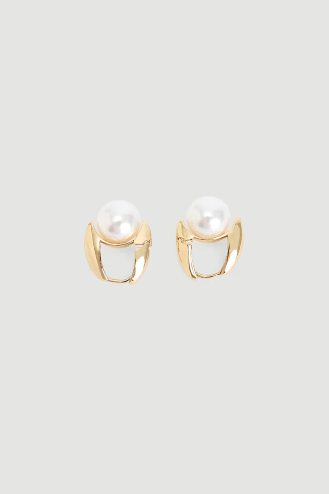 Pearl Earrings Gold