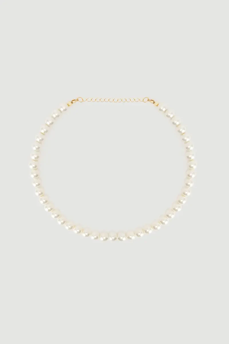 Pearl Necklace - White - Gusto