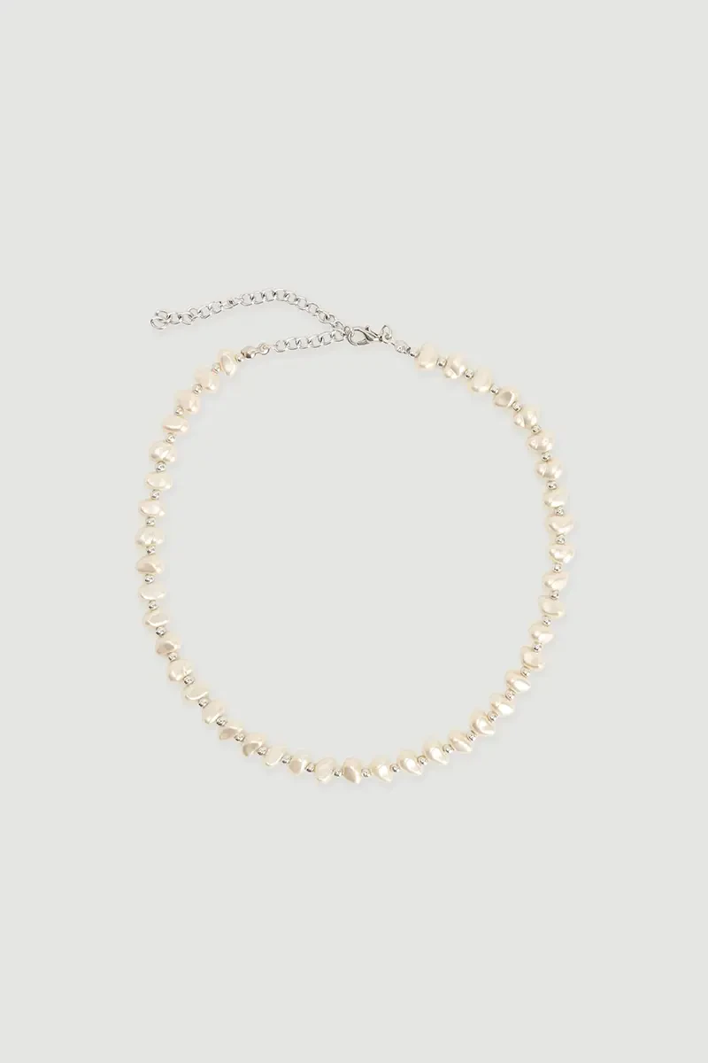 Pearl Necklace - White - Gusto