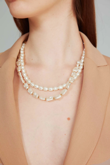 Pearl Necklace - White White