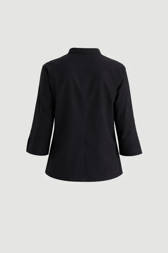 Phoenix Collection Embroidered Blouse Black - Gusto