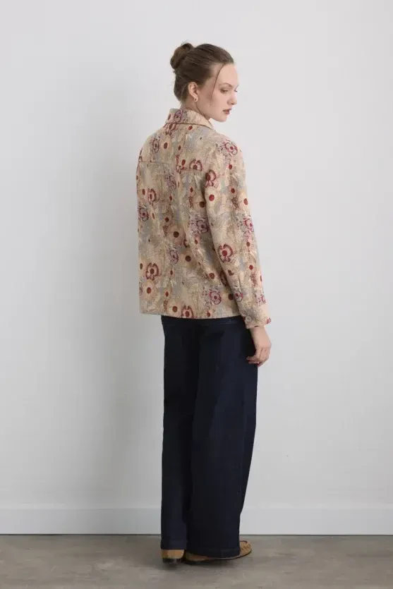 Phoenix Collection Jacquard Jacket - Red - 9