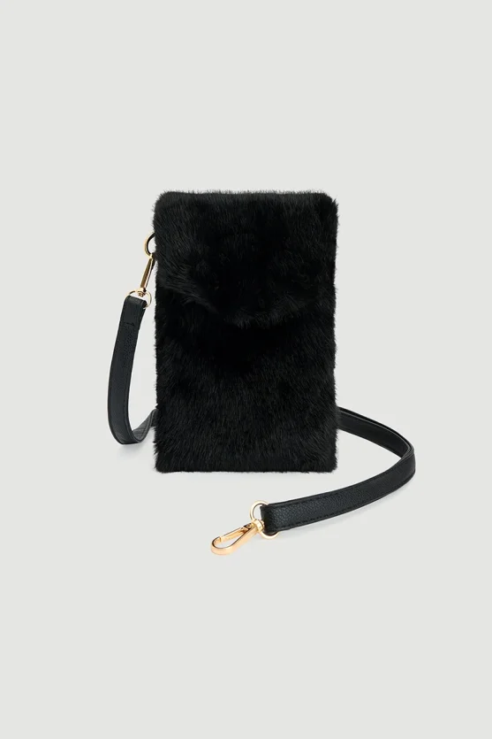 Phone Case Plush Bag Black - Gusto
