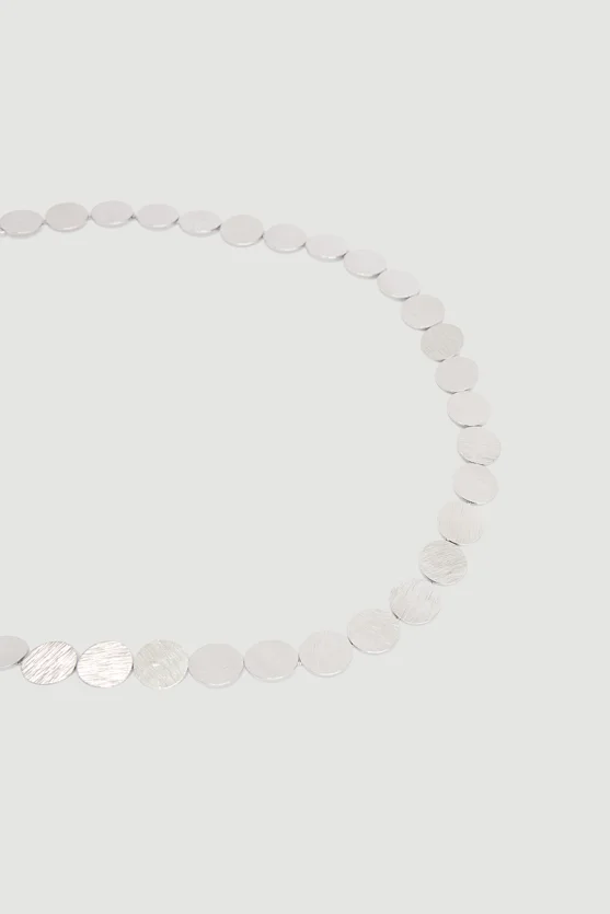 Plate Necklace Silver - 2